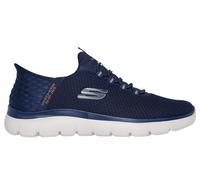 Skechers Men's Summits HIGH Range Sneaker, Navy Mesh/Trim, 12 UK