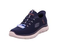 Skechers Summit Slip Ins NVY Navy Mens trainers 232457 in a Plain Textile in Size 6.5