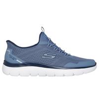 Skechers Men's Trainers Summits Top Rate Slip-Ins Slate Textile UK 8