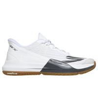Skechers Men's Slip-ins: Tennis Baseline Bully Sneaker in White/Silver, Size 11 | Synthetic/Textile