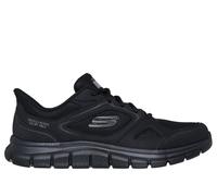 Skechers Men's Slip-ins: Track - Ezral Sneaker in Black, Size 12 | Leather/Textile/Synthetic