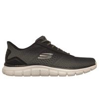 Skechers Men's Slip-ins: Track - Revno Sneaker in Olive/Black, Size 13 | Textile/Synthetic, Machine Washable