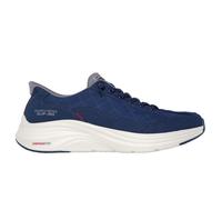 Skechers Mens Slip-ins Trainers Contour Foam Cozy Fit White Navy Blue 232619