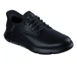 Skechers Mens Slip-Ins Trainers Memory Foam Garza Gervin Shoes Black 2025