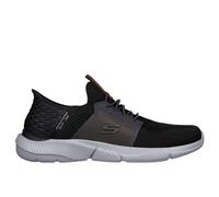SKECHERS Mens Slip In Ingram Brackett Trainers Black/Grey 9