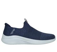 Skechers Men's Slip-ins: Ultra Flex 3.0 - Nezzo Sneaker in Navy Blue/Blue, Size 6 Wide | Textile/Synthetic, Vegan, Machine Washable
