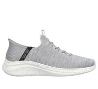 Skechers Men's Slip-ins: Ultra Flex 3.0 - Right Away Sneaker in Gray, Size 10 | Textile/Synthetic, Vegan, Machine Washable