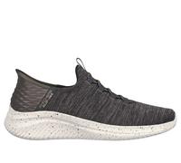 Skechers Men's Slip-ins: Ultra Flex 3.0 - Right Away Sneaker in Olive, Size 13 | Textile/Synthetic, Vegan, Machine Washable
