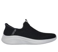 Skechers Men's Slip-ins: Ultra Flex 3.0 - Smooth Rise Sneaker in Black/Charcoal, Size 9.5 | Textile/Synthetic, Vegan, Machine Washable