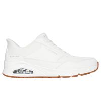 Skechers Men's Hands-Free Slip-ins UNO BANKSIA Sneaker, White, 8 UK