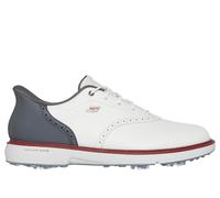 Skechers Men's Slip-ins Waterproof: GO GOLF Prestige Golf Shoes in Natural/Gray, Size 9 | Leather/Synthetic/Textile, Arch Fit