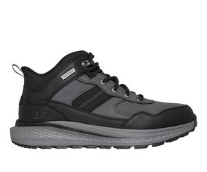 Skechers Men's Slip-ins Waterproof Relaxed Fit: Slade Ultra - Turner Boots in Black/Gray, Size 6.5 | Leather/Synthetic/Textile