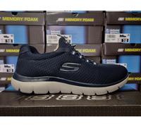 SKECHERS MENS SLIP-ON SHOES BLUE MEMORY FOAM GYM SUMMITS SPORT TRAINERS 7 9 11
