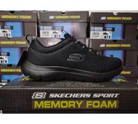 SKECHERS MENS SLIP ON SHOES MEMORY FOAM WALK GYM TRAINERS SKETCHERS BLACK 7 9 11