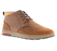 Skechers Mens Smart Boots Evenston Leather Lace Up brown UK Size 9