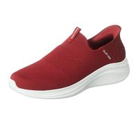 Skechers Men's Sneaker Burgundy Knit Trim 9.5