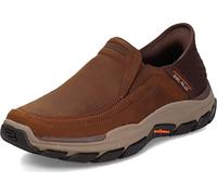 Skechers Men's Respected-Elgin 204810 Sneakers, Brown, 8 UK