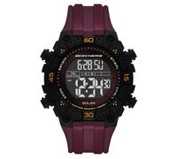 Skechers Men's Solar Digital Watch in Purple