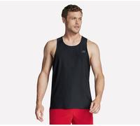 Skechers Men's Speed Elite Singlet Top in Black, Size Large | Polyester/Spandex