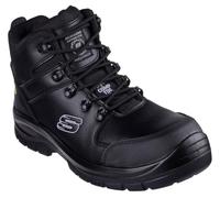 Skechers Men's Speed-Flex Trekker Fire & Safety Boot, Black Textile/Synthetic, 8 UK