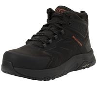 Skechers Men's Speed-Flex Trekker Nordown Work Shoes, Black Red Trim Textile/Synthetic, 8 UK