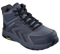 Skechers Men's Speed-Flex Trekker Nordown Work Shoes, Charcoal Textile/Synthetic, 11 UK