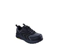 Skechers Men's Speed-Flex Trekker Work Shoes, Black Textile/Synthetic, 10 UK