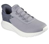 Skechers Men's Squad Chaos-Tough Walk Hands Free Slip-ins Sneaker, Gray, 11 UK