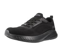 Skechers Men's Squad Chaos Sr Parley Work Shoes, Black Textile/Synthetic, 10 UK