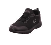 Skechers Men's Squad SR MYTON Sneaker, Black Textile/Synthetic, 10.5 UK