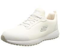 Skechers Men's Squad SR MYTON Sneaker, White Textile/Synthetic, 9.5 UK