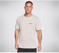 Skechers Men's SS Knit Graphic TEE Heather Gray