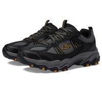 Skechers Men's Stamina at Trekking Low Cut, Black Synthetic/Mesh/Charcoal Trim, 9 UK