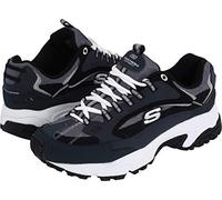 Skechers Mens Stamina Nuovo, Navy/Black, 8.5 UK Wide