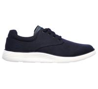 Skechers Men's Status 2.0 - Burbank Sneaker in Navy Blue, Size 10 | Textile, Vegan
