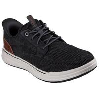 Skechers Men's Slip-ins Relaxed Fit: Sterling - Ramone Slip-On Shoes in Black, Size 9 | Textile/Synthetic, Machine Washable
