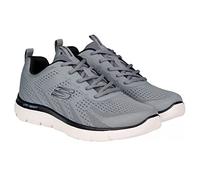 Skechers Men's Summit Trainers in Black and Grey Lightweight Machine Washable Comfortable Lace-Up Sporty Look
