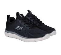 Skechers Men's Summit Trainers in Black and Grey Lightweight Machine Washable Comfortable Lace-Up Sporty Look