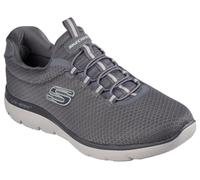 Skechers Men's Summits Sneaker Charcoal Mesh Trim Size 10 UK