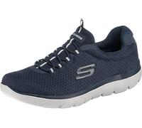 Skechers Men's Summits Trainers, Navy Mesh Trim, 7.5 UK