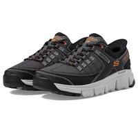 Skechers Mens Summits at Hands Free Slip in, Gray/Orange, 6.5 UK Wide