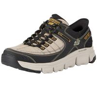 Skechers Men's Summits at Hands Free Slip-in Sneaker, Taupe/Black, 9 UK Wide