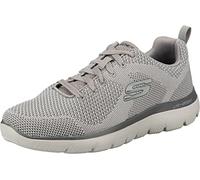 Skechers Mens Summits Br Runners Lace Up Trainers Cushioned Light Grey 9 (43)