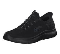 Skechers Men's Slip-On Shoes Summits HIGH Range Black Mesh Trim 5.5 UK