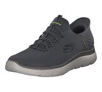 Skechers Men's Summits HIGH Range Sneaker, Charcoal Mesh/Trim, 6.5 UK