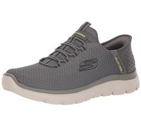 Skechers Men's Summits HIGH Range Work Shoe, Charcoal, 6 UK Wide