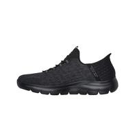 Skechers Men's Summits Key Pace Hands Free Slip-in Loafer, Black/Black, 7.5 UK Wide