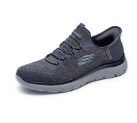 Skechers Men's Summits Key Pace Hands Free Slip-in Loafer Charcoal/Black 12