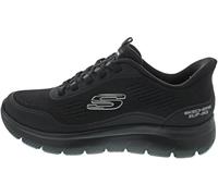 Skechers Men's Summits Leyter Trainers, Black Knit/TPU, 10 UK