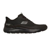 Skechers Men's Summits Leyter Trainers, Black Knit/TPU, 12